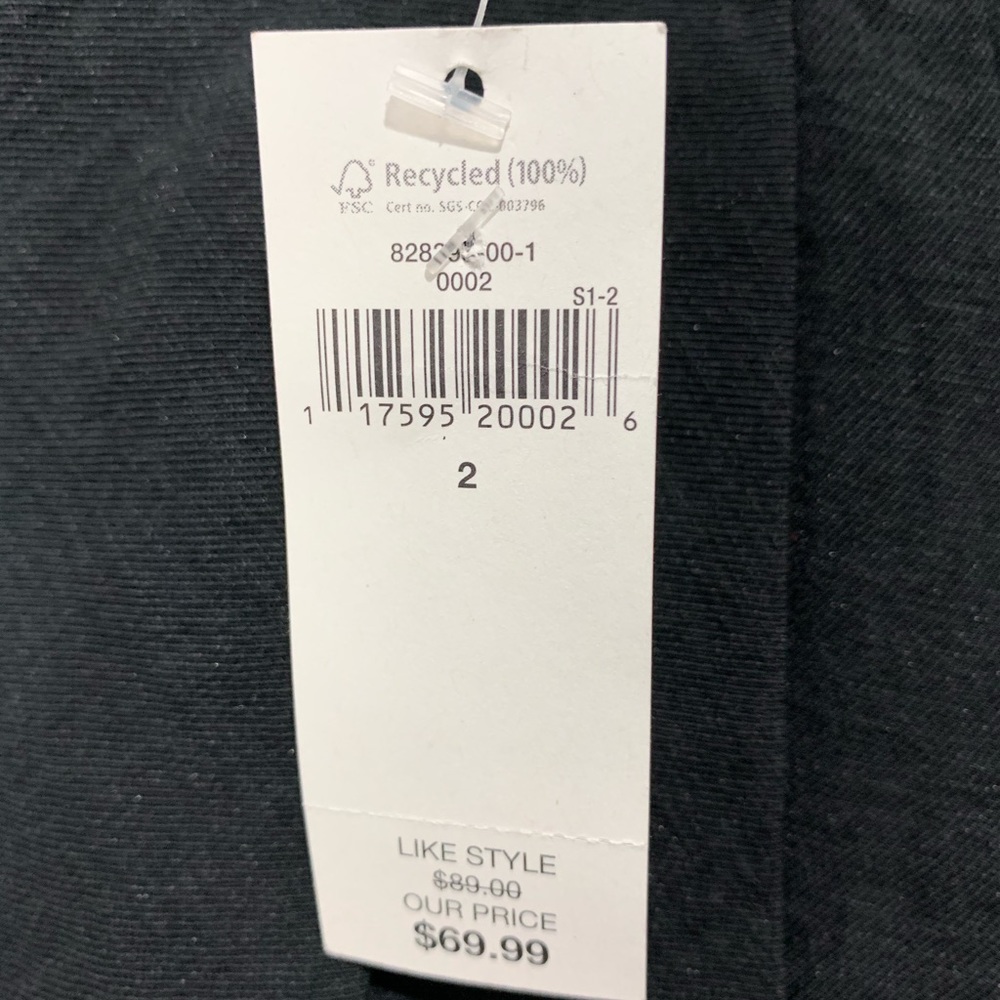 ❤️HP❤️ NWT Banana Republic Black Skirt Size 2 - Picture 4 of 4